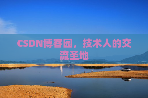 CSDN博客园，技术人的交流圣地