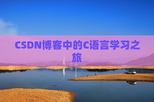 CSDN博客中的C语言学习之旅